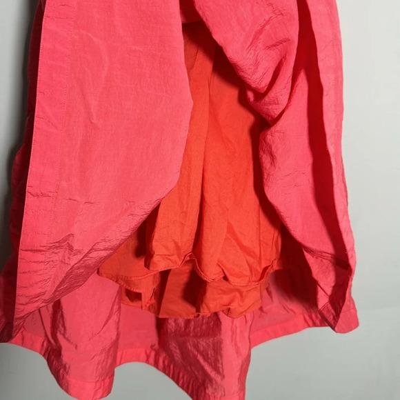 Cinq A Sept Judith Cutout Dress Size 2 in Neon Coral - Picture 4 of 9